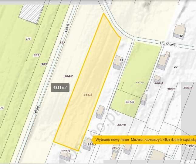 Działka rolno-budowlana Kazuń Polski. Zdjęcie 4