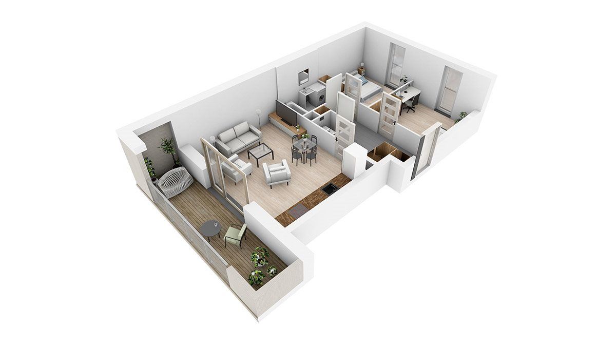 Mieszkanie 3-pokojowe Lublin Ponikwoda. Zdjęcie 2