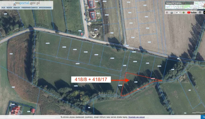 Działka budowlana Przyłęk