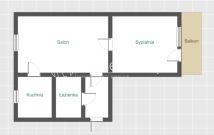 Mieszkanie 2-pokojowe Łódź Górna, ul. gen. Jarosława Dąbrowskiego. Zdjęcie 4