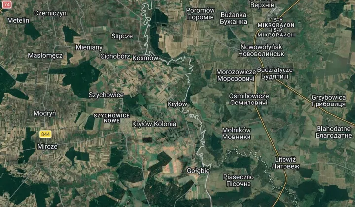 Działka rolna Kryłów