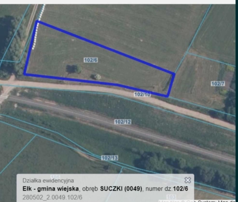 Działka budowlana Suczki