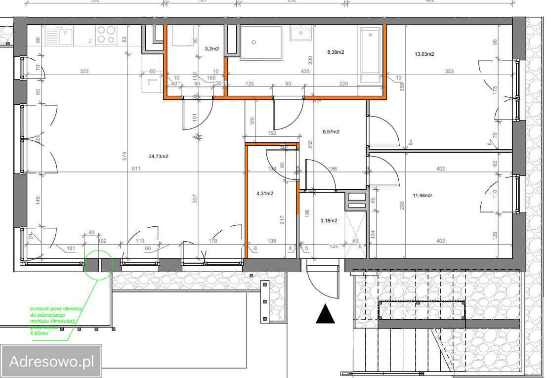 Mieszkanie 3-pokojowe Gdańsk Ujeścisko, ul. Przemyska. Zdjęcie 5