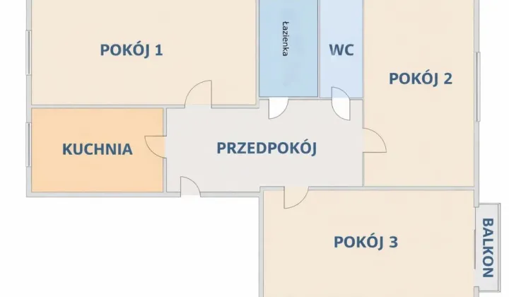 Mieszkanie 3-pokojowe Tarnobrzeg, ul. Mikołaja Kopernika