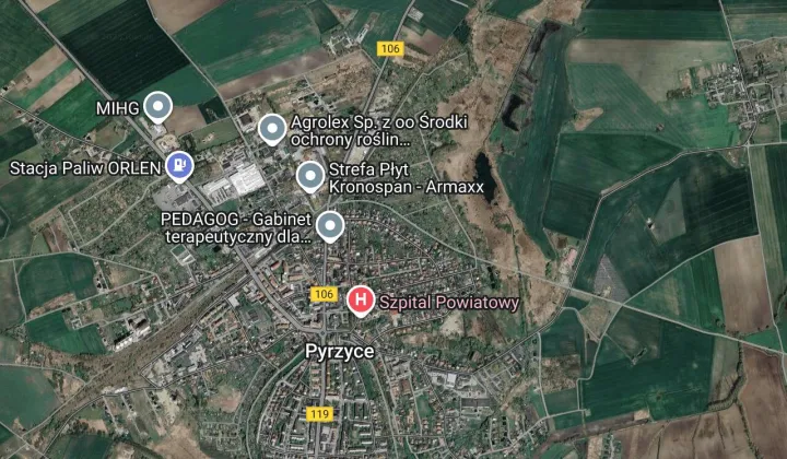 Mieszkanie 1-pokojowe Pyrzyce, ul. Ogrodowa