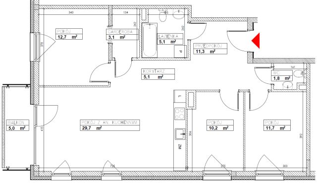 Mieszkanie 4-pokojowe Łódź Rokicie, ul. Zamojska. Zdjęcie 23