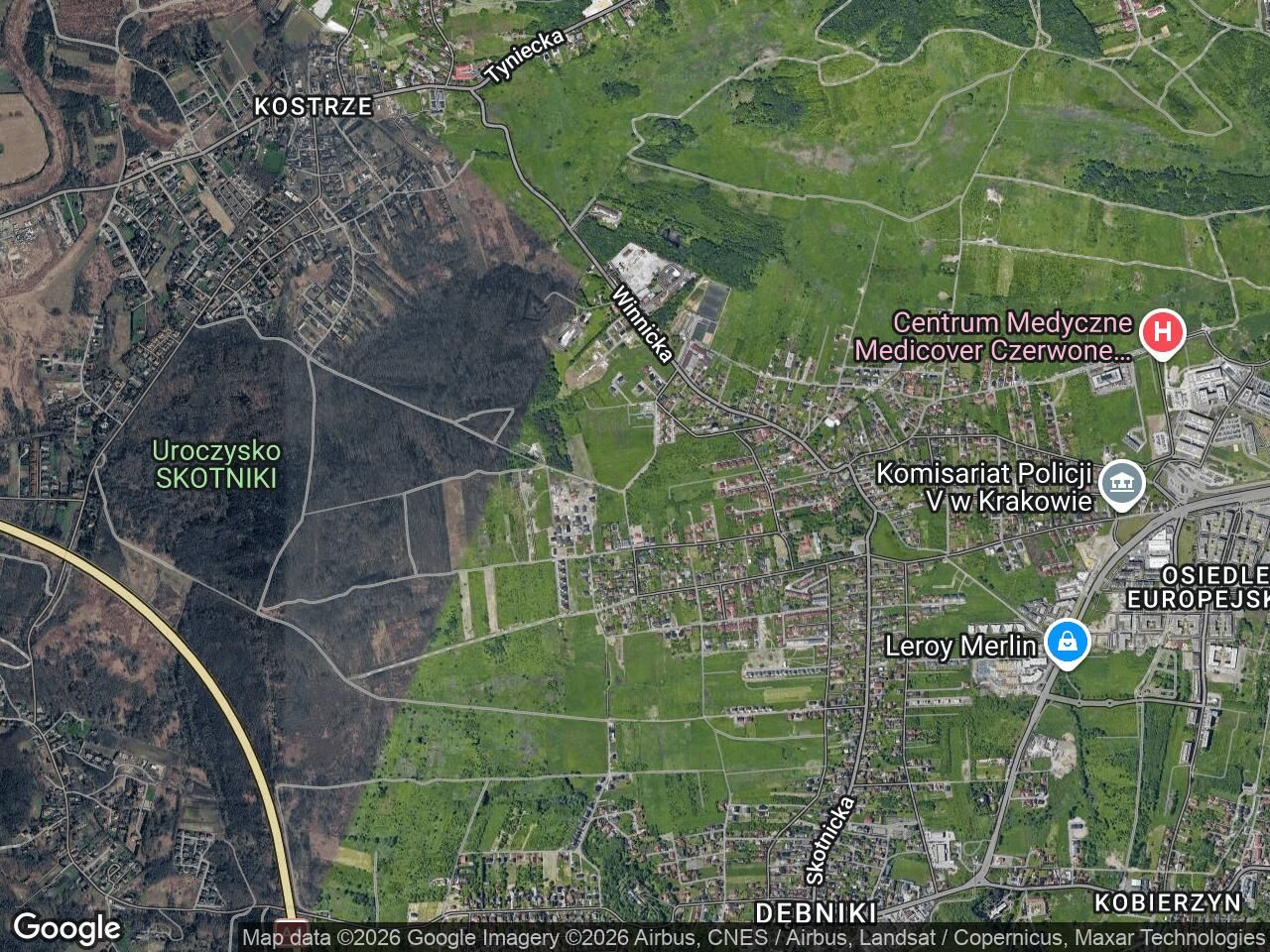 Działka rolna Kraków Podgórze Duchackie, ul. Laurowa. Zdjęcie 1