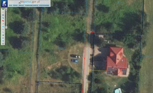 Działka budowlana Cybulice Duże, ul. Spacerowa. Zdjęcie 1