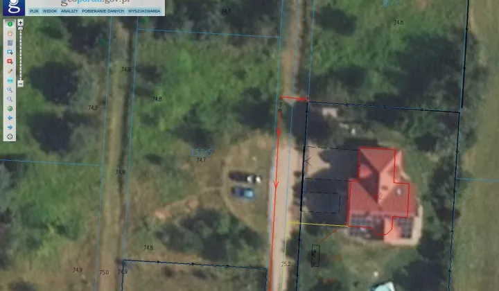 Działka budowlana Cybulice Duże, ul. Spacerowa