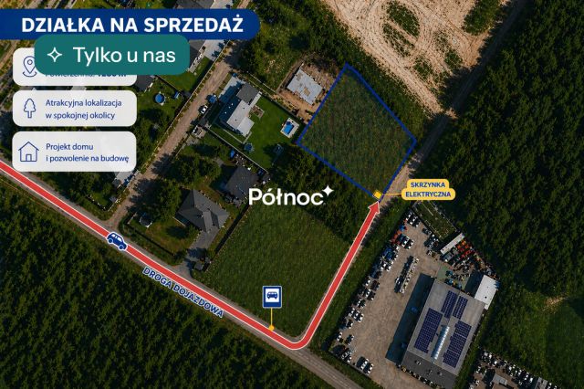 Działka budowlana Ignatki, ul. Spokojna. Zdjęcie 1