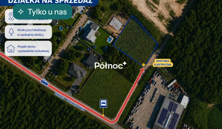 Działka budowlana Ignatki, ul. Spokojna