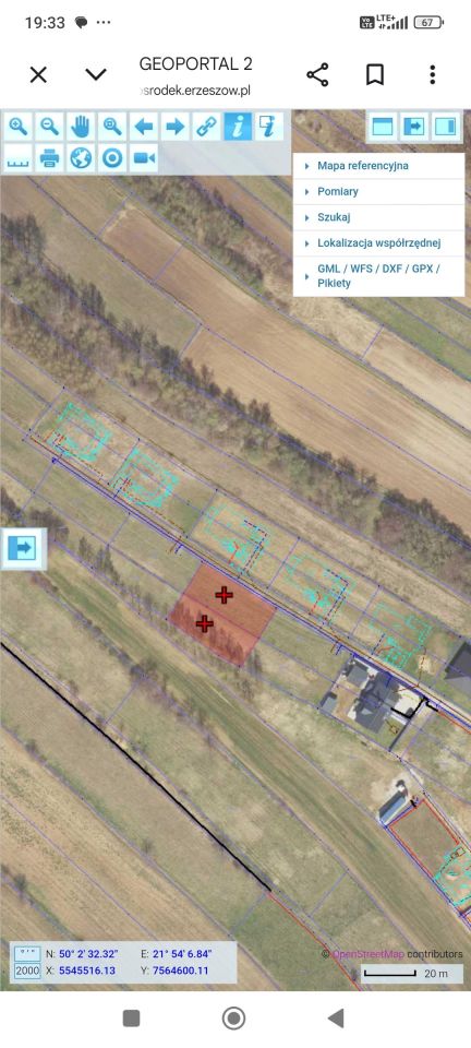 Działka budowlana Rzeszów Przybyszówka, ul. Dębicka. Zdjęcie 6