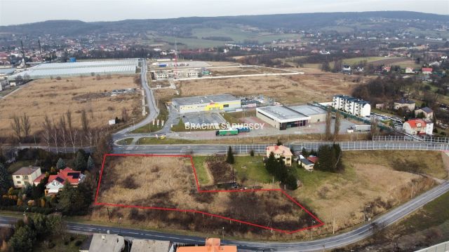 Działka inwestycyjna Krzeszowice, ul. Krakowska. Zdjęcie 1