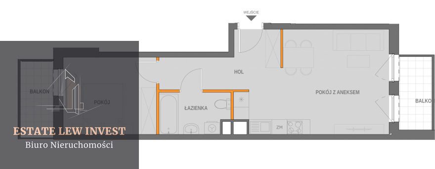 Mieszkanie 2-pokojowe Kraków, ul. Wrocławska. Zdjęcie 8