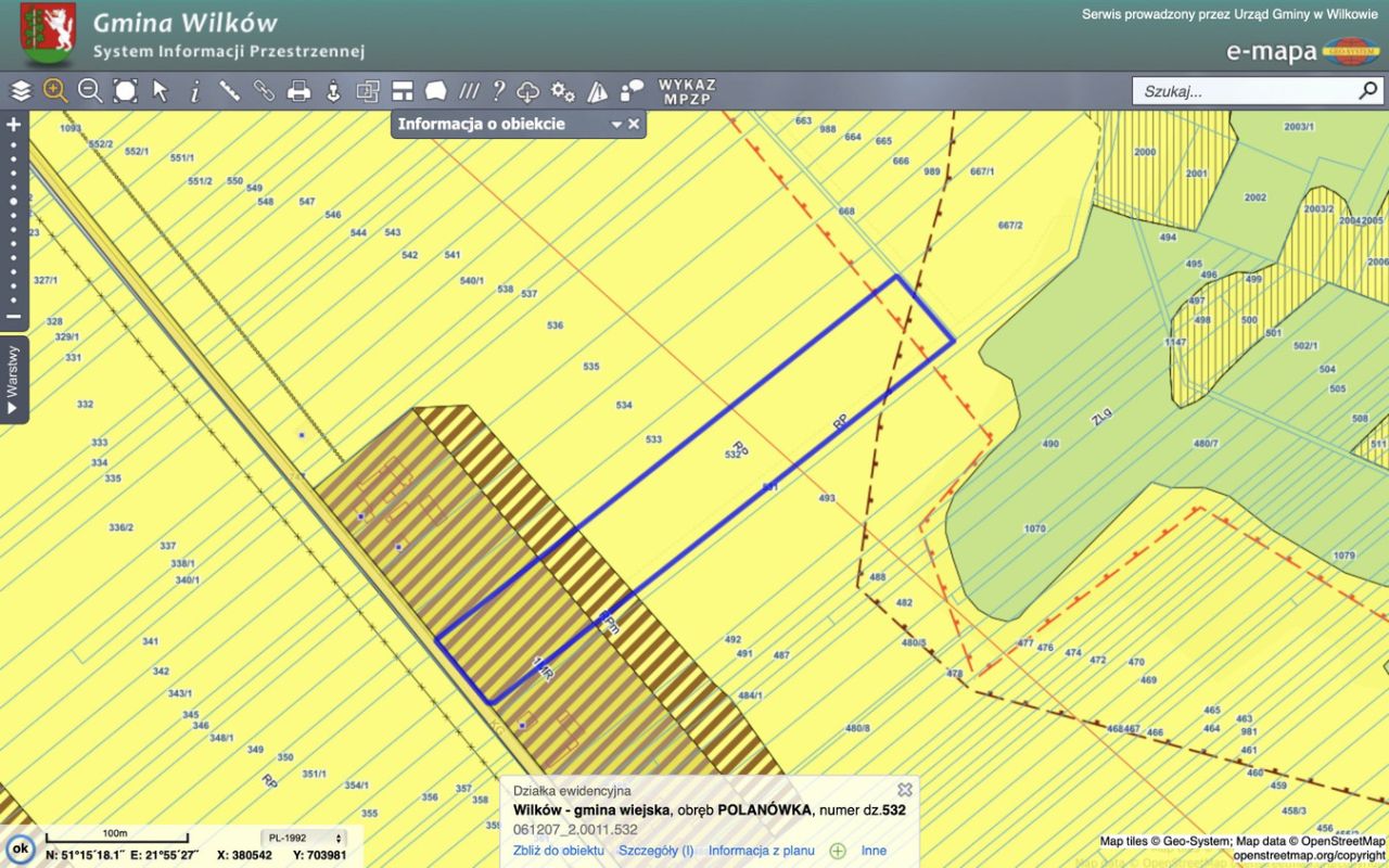 Działka rolna Polanówka. Zdjęcie 3