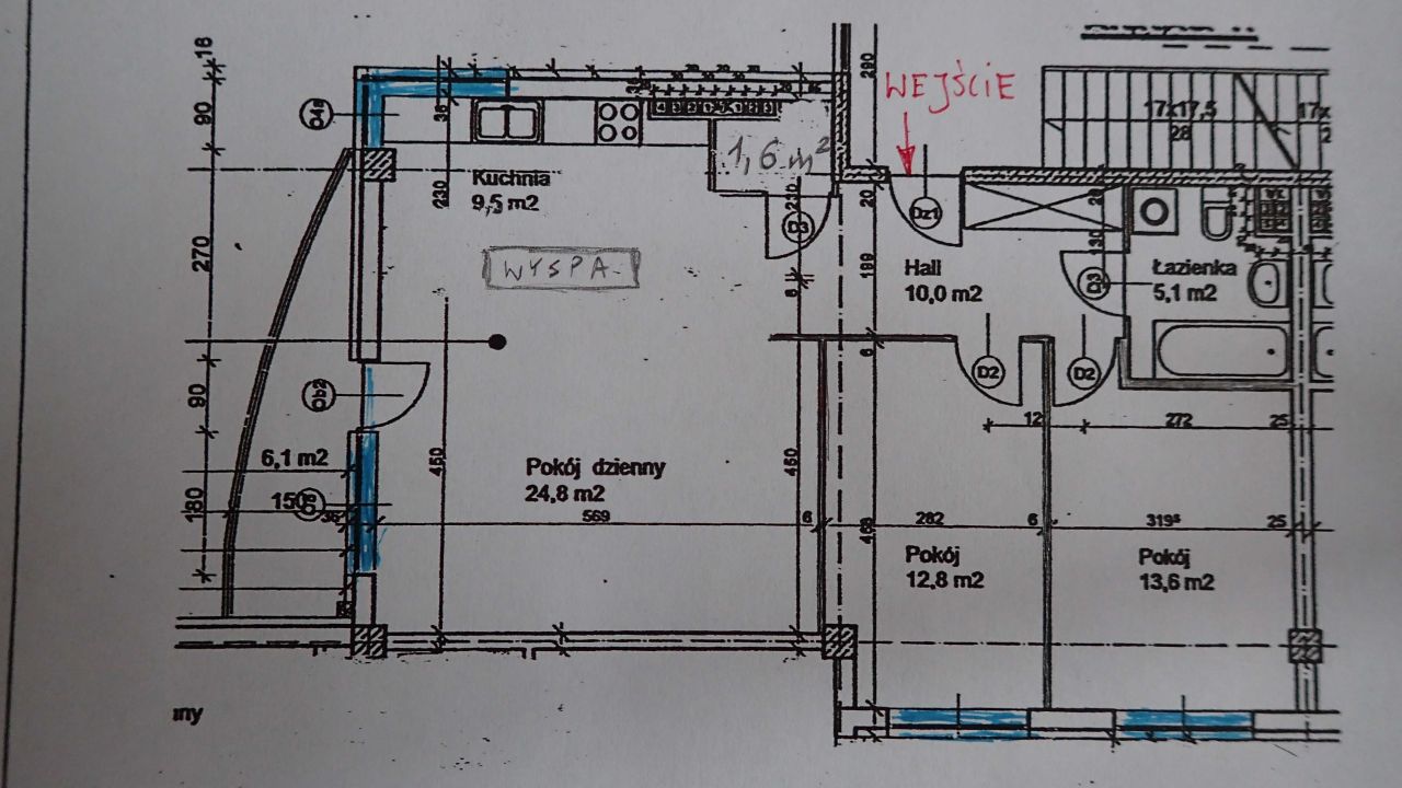 Mieszkanie 3-pokojowe Warszawa Ursynów, ul. Pachnąca. Zdjęcie 3