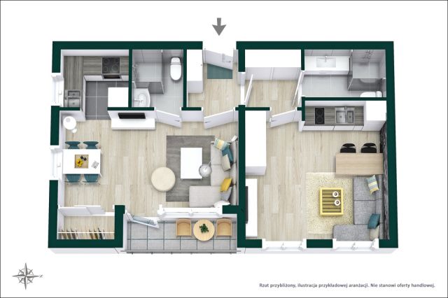Mieszkanie 3-pokojowe Warszawa Bródno, ul. Rembielińska. Zdjęcie 14