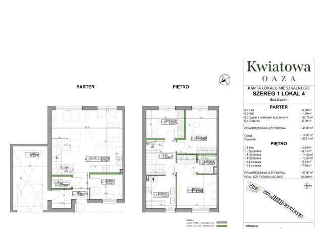 dom szeregowy, 4 pokoje Łazy, ul. Kwiatowa. Zdjęcie 1