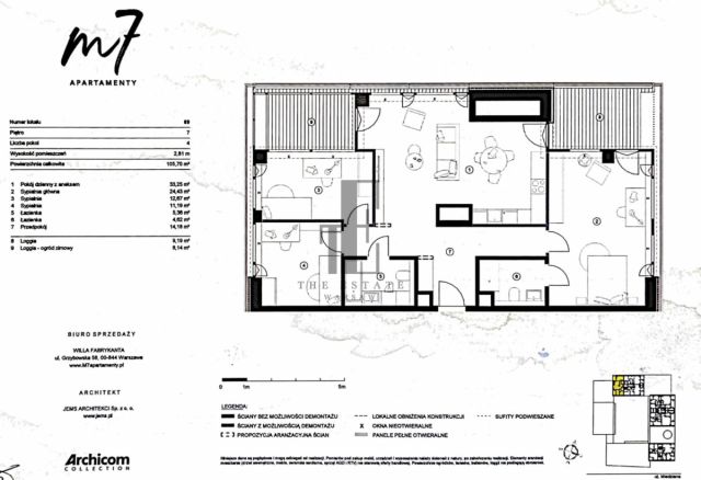 Mieszkanie 4-pokojowe Warszawa Wola, ul. Towarowa. Zdjęcie 10