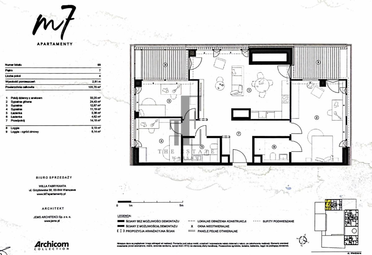 Mieszkanie 4-pokojowe Warszawa Wola, ul. Towarowa. Zdjęcie 10