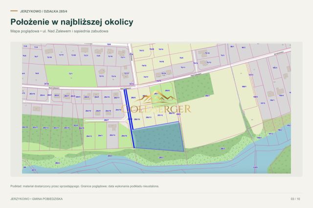 Działka budowlana Jerzykowo, ul. Nad Zalewem. Zdjęcie 3