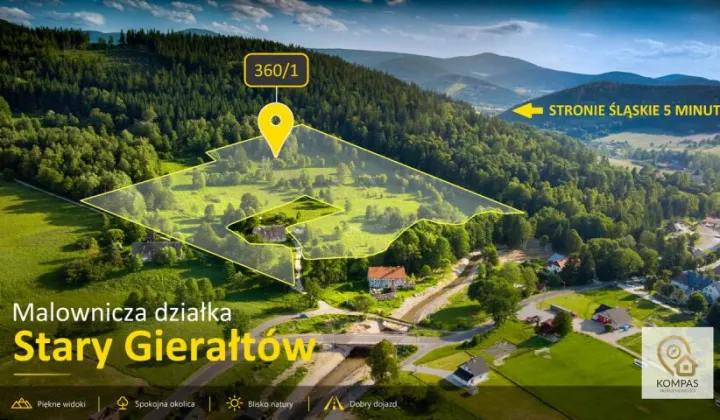 Działka rolno-budowlana Stary Gierałtów