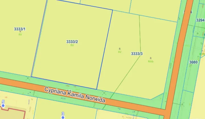 Działka budowlana Oborniki Śląskie, ul. Cypriana Kamila Norwida