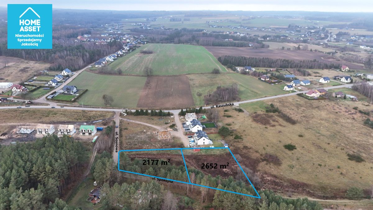 Działka budowlana Domatówko, ul. Sosnowa. Zdjęcie 4