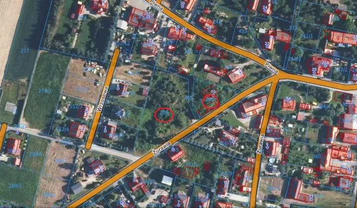 Działka budowlana Zachowice, ul. Żurawia