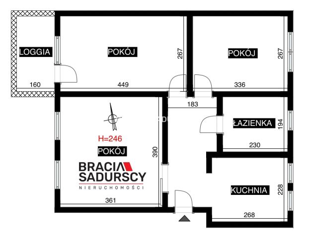 Mieszkanie 3-pokojowe Kraków Prądnik Czerwony, ul. Mieczysława Pszona. Zdjęcie 25