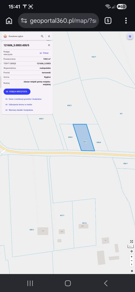 Działka budowlana Kowalowa Wieś Górna. Zdjęcie 8