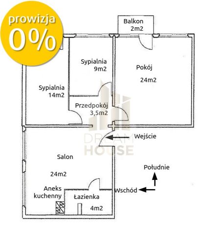 Mieszkanie 4-pokojowe Wrocław Różanka, ul. Obornicka. Zdjęcie 15