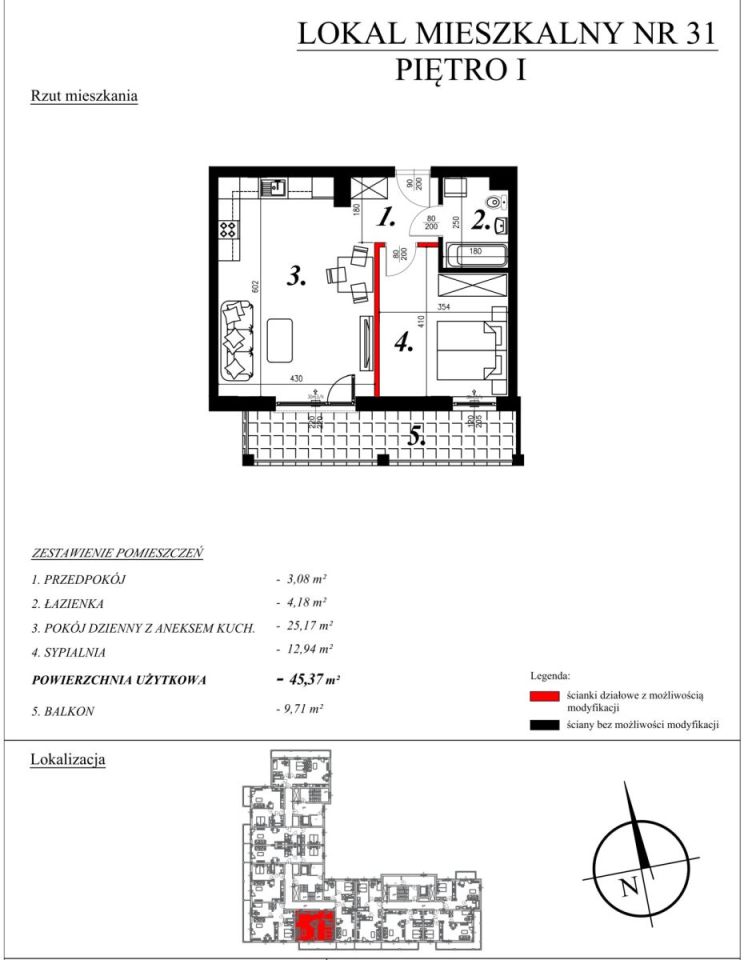 Mieszkanie 2-pokojowe Sochaczew, ul. Kochanowskiego. Zdjęcie 21
