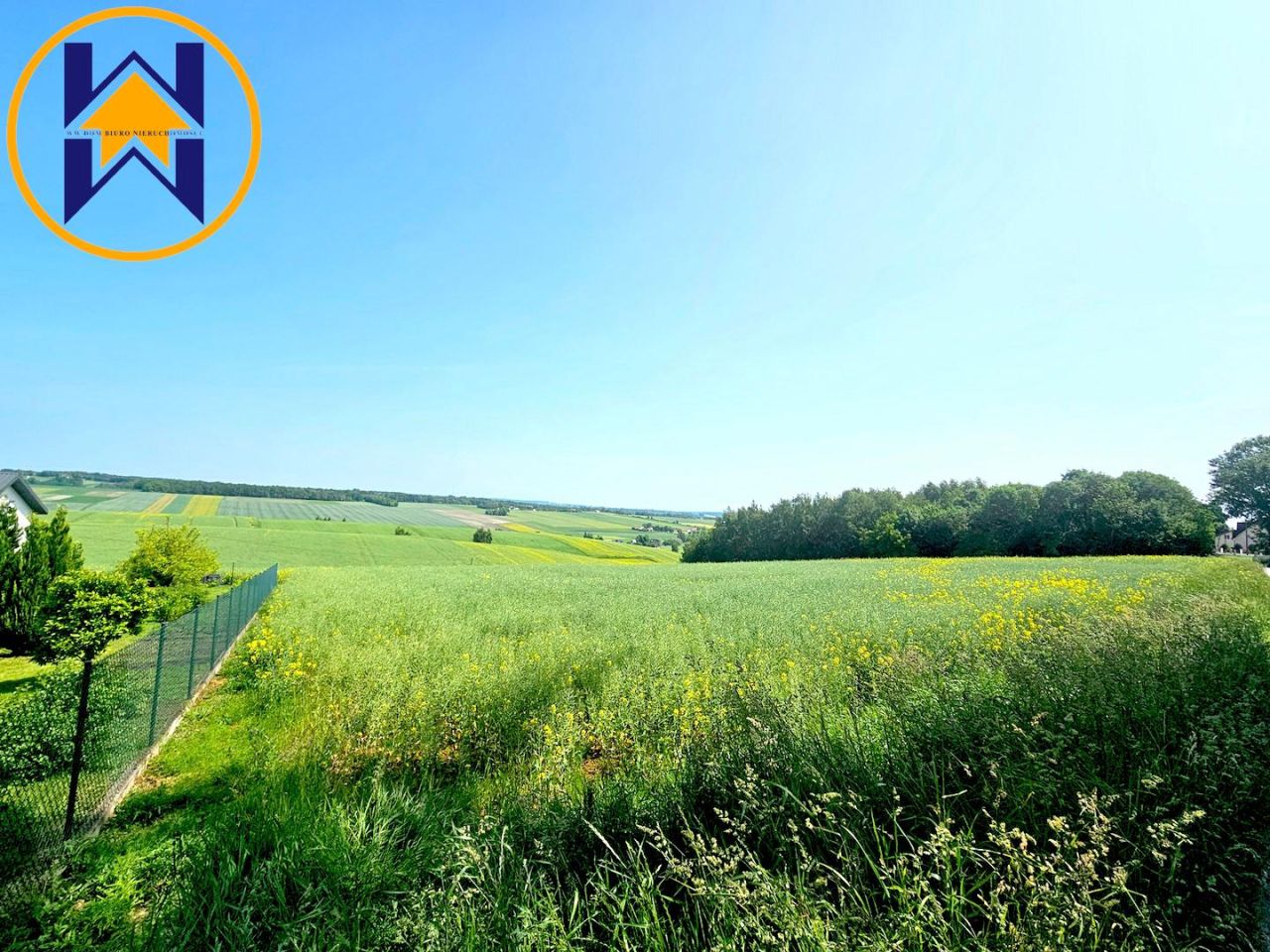 Działka rolno-budowlana Czaple Wielkie. Zdjęcie 4