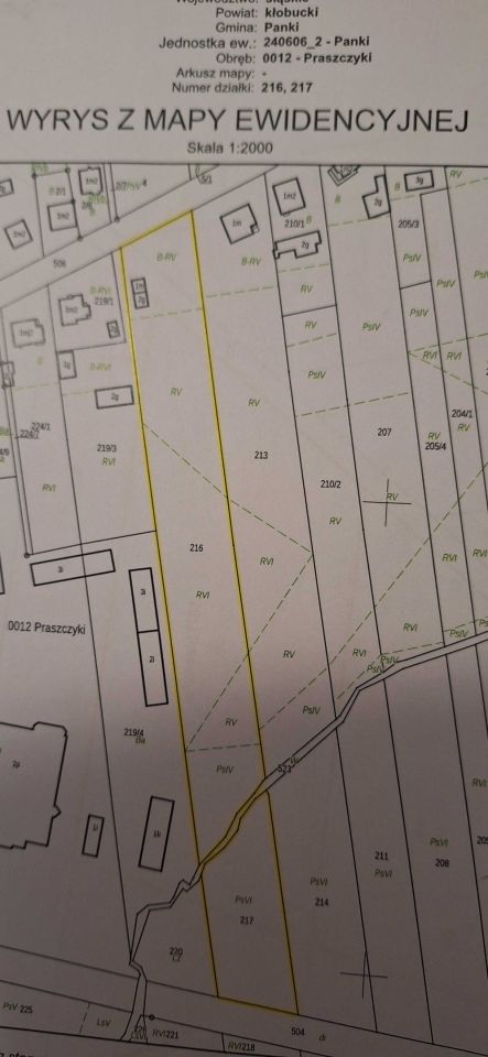 Działka budowlana Praszczyki. Zdjęcie 2