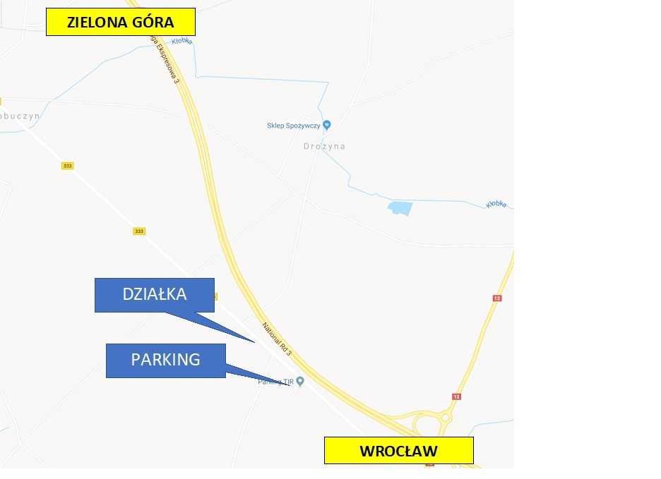 Działka budowlana Drożyna. Zdjęcie 3