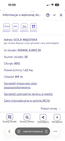 Działka rolna Gola Wąsoska. Zdjęcie 1