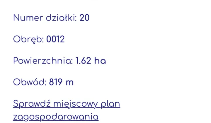 Działka rolna Gola Wąsoska