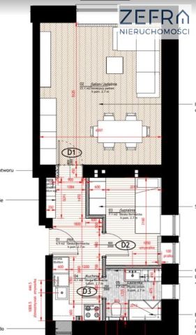 Mieszkanie 2-pokojowe Kraków Grzegórzki. Zdjęcie 6