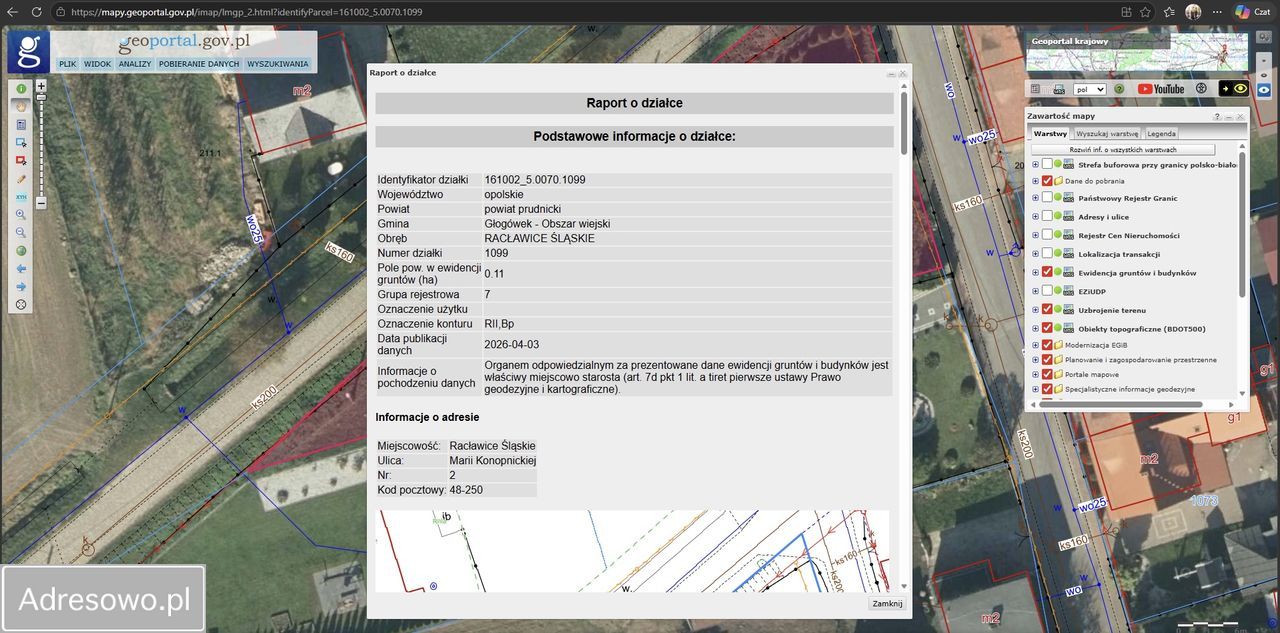 Działka rolno-budowlana Racławice Śląskie, ul. Marii Konopnickiej. Zdjęcie 3