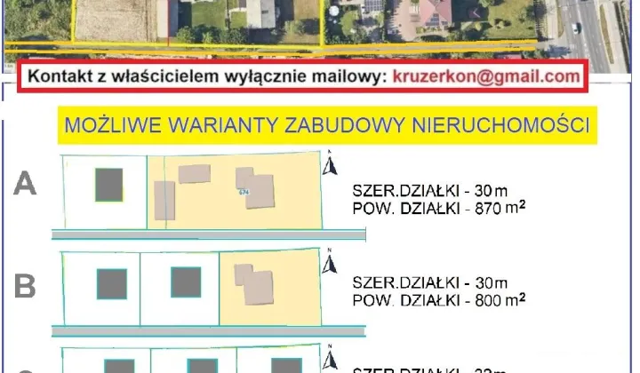 Działka budowlana Lublin Abramowice, ul. Abramowicka