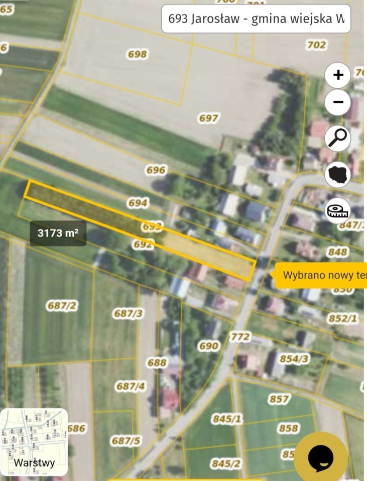 Działka rolno-budowlana Wólka Pełkińska. Zdjęcie 2