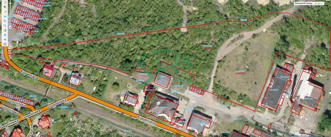 Działka leśna Zabrze