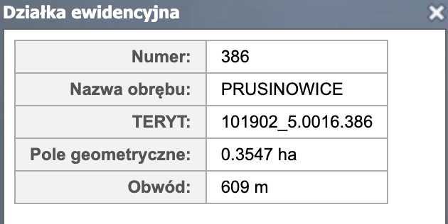 Działka rolno-budowlana Prusinowice. Zdjęcie 8