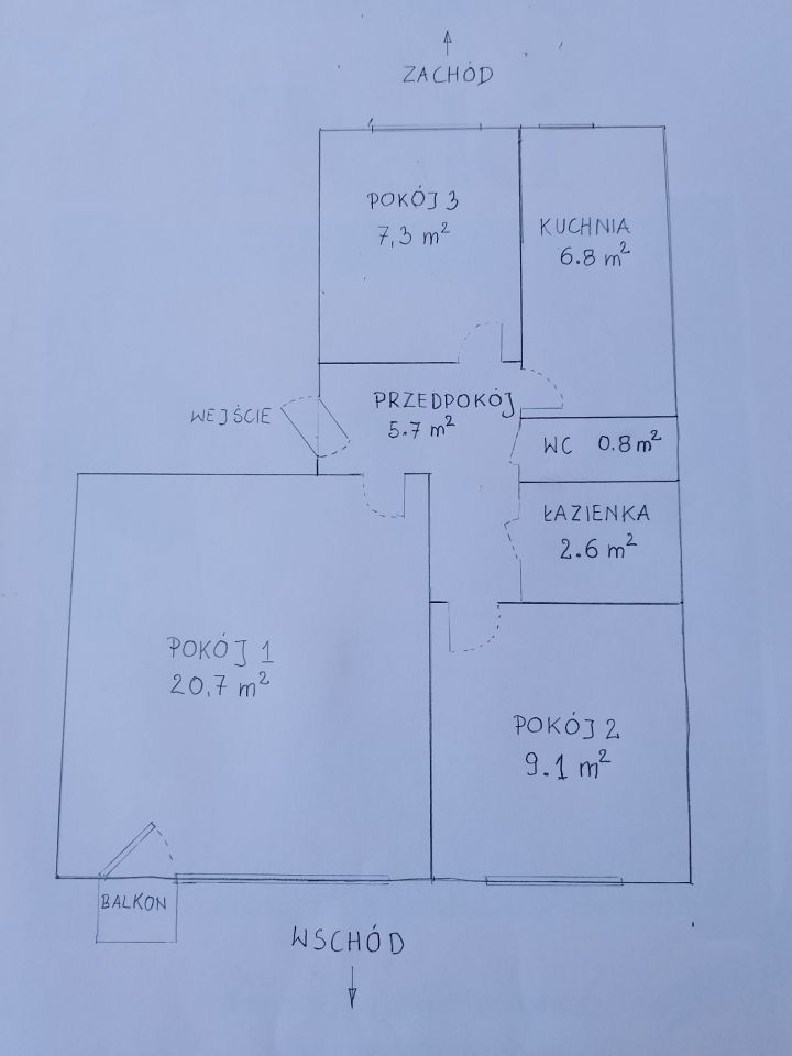 Mieszkanie 3-pokojowe Gdynia Obłuże, ul. Stolarska. Zdjęcie 17