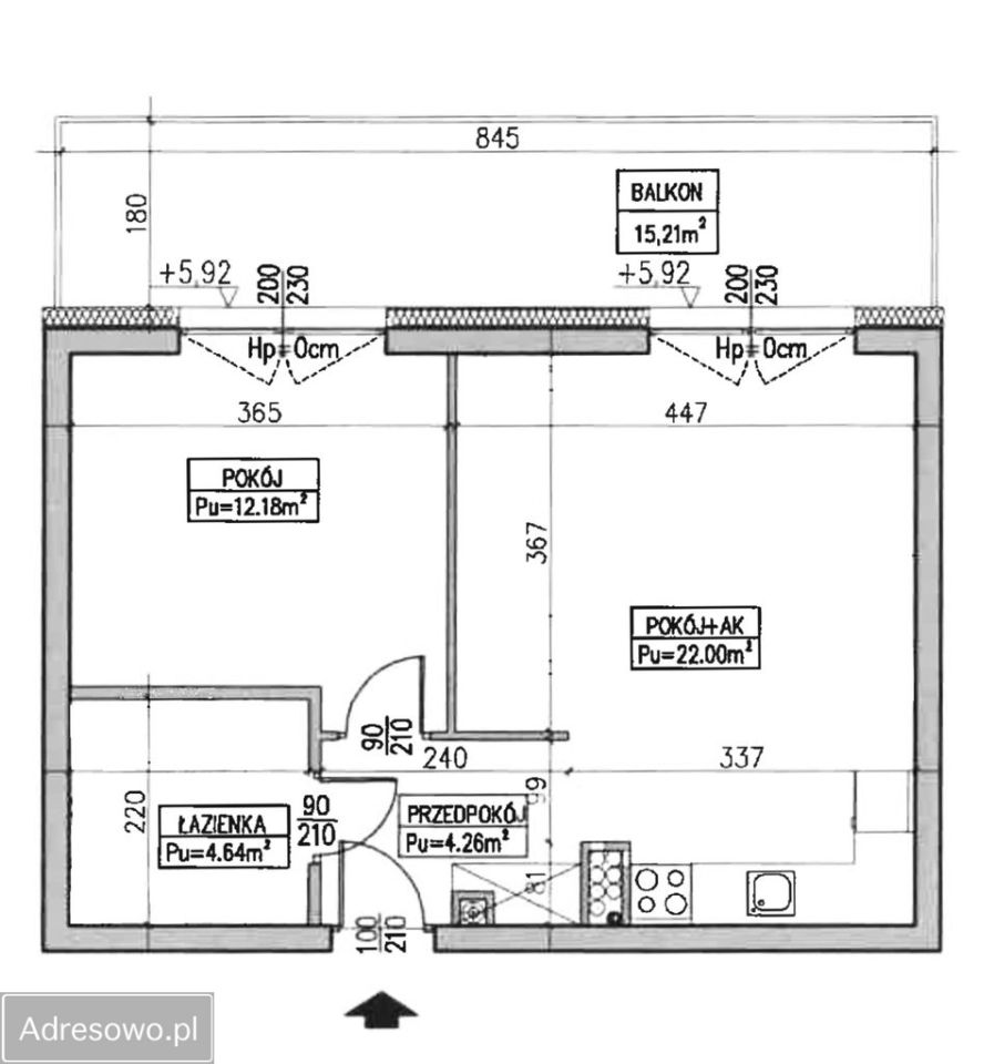 Mieszkanie 2-pokojowe Iława, ul. Konstytucji 3 Maja. Zdjęcie 3