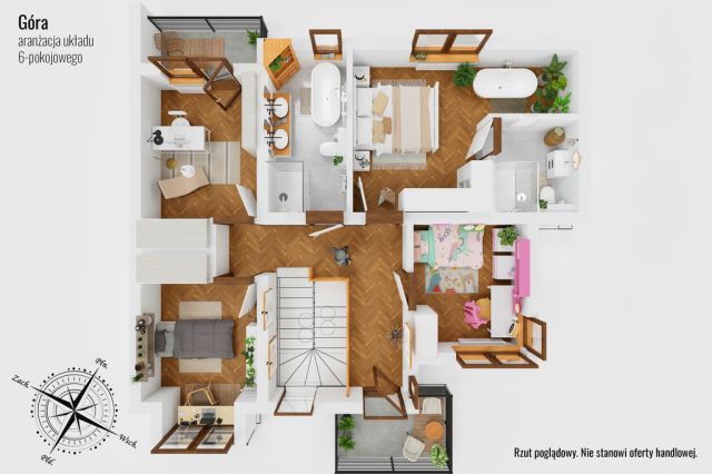 dom szeregowy, 6 pokoi Warszawa Wawer. Zdjęcie 16