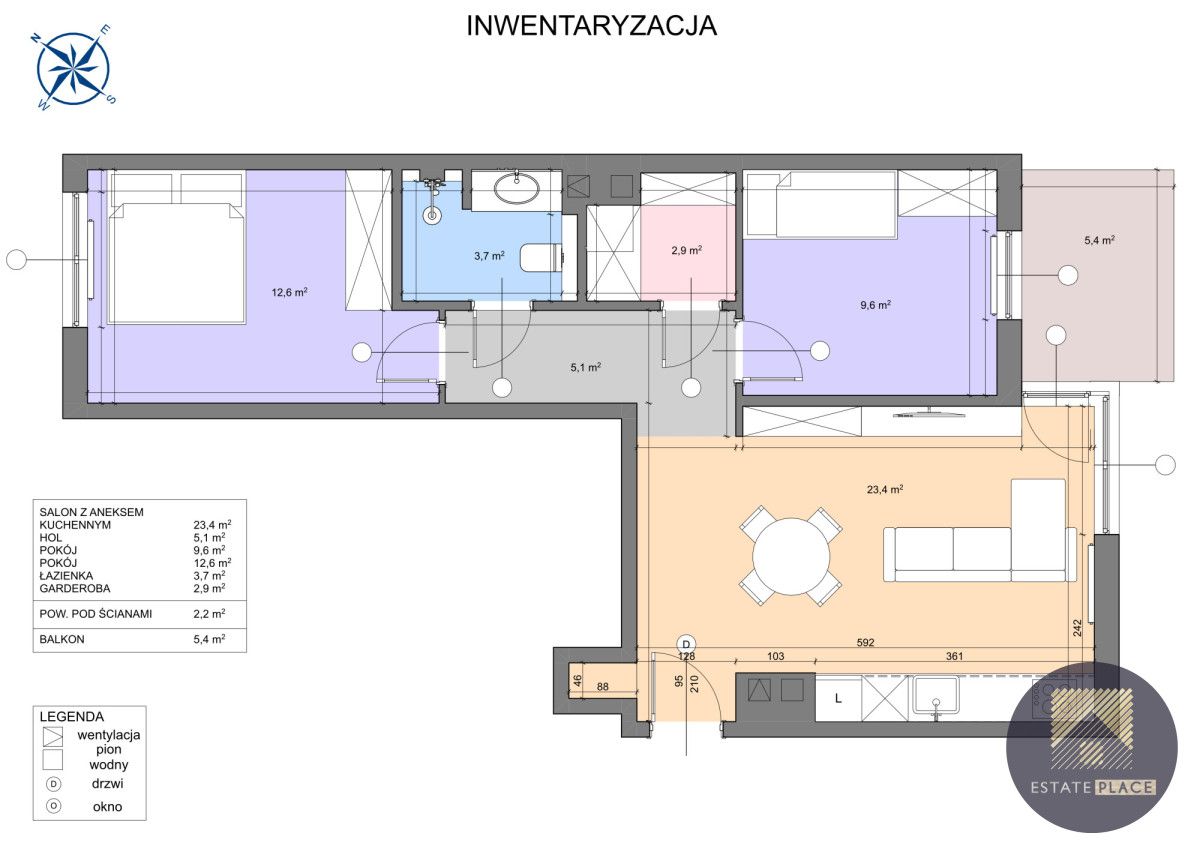 Mieszkanie 3-pokojowe Warszawa Ursus, ul. Herbu Oksza. Zdjęcie 18