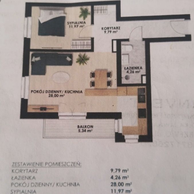 Mieszkanie 2-pokojowe Puck, ul. Abrahama. Zdjęcie 4