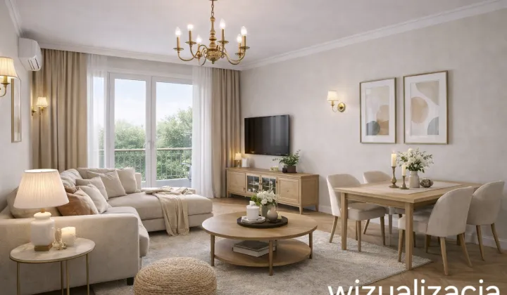 Mieszkanie 4-pokojowe Warszawa Bemowo, ul. Anieli Krzywoń